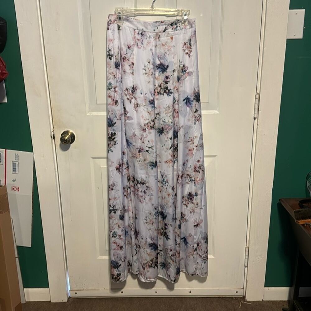 Show Me Your MuMu Maxi floral skirt multi colored L - Picture 5 of 9